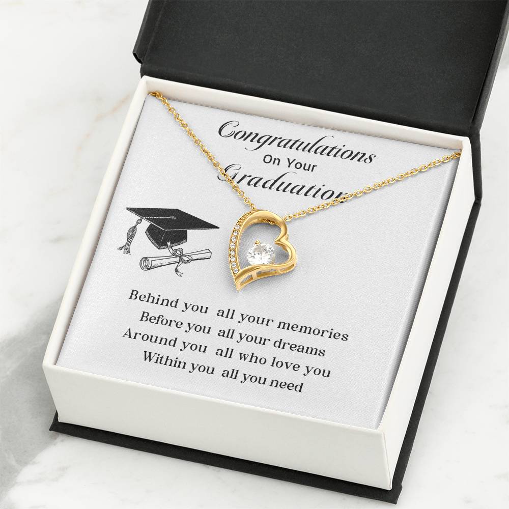 Congratulations On Your Graduation Necklace Graduation Necklace Gift Necklace For Graduate’s Special Day Gift For Graduate’s New Journey Necklace For Graduate’s Memories Gift For Graduate’s Success Emotional Gift For Graduates