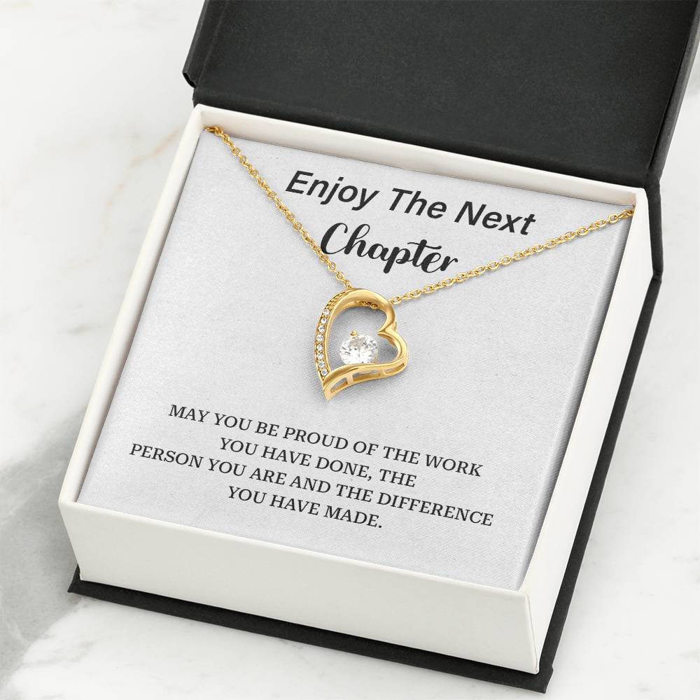 Enjoy The Next Chapter Enjoy The Next Chapter Necklace Gift Jewelry Gift For New Chapter In Life Emotional Gift For Life Change Best Sentimental Gift For Transition Gift For New Chapter In Life Necklace Gift For Celebrating New Chapter Sentimental Jewelry