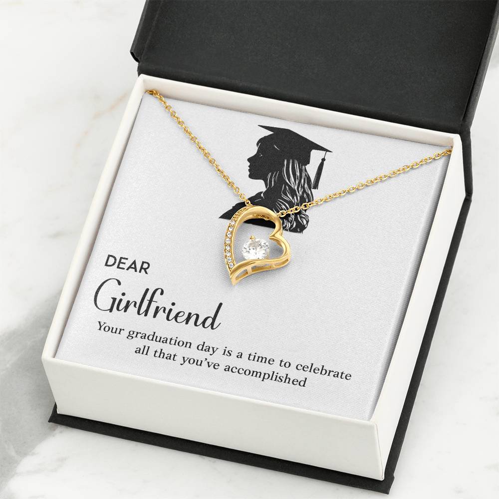 Dear Girlfriend Necklace Graduation Necklace Gift Necklace For Graduation Day Sentimental Graduation Gift Proud Partner Graduation Gift Necklace For New Beginnings Gift For Girlfriend’s Graduation Necklace For Future Success Gift For Girlfriend