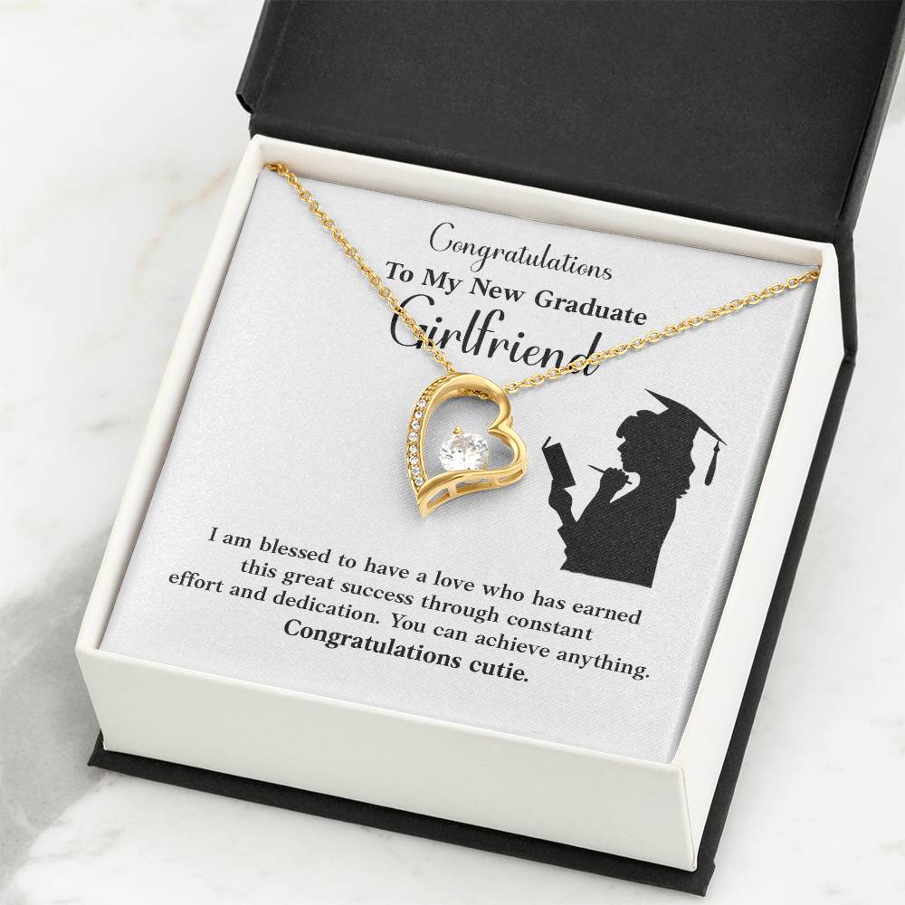 Congratulations To My New Graduate Girlfriend Necklace Necklace For Next Chapter Necklace For Girlfriend’s Potential Proud Partner Graduation Gift Sentimental Gift For New Graduate Gift For Girlfriend’s Graduation Graduate Girlfriend Necklace Gift