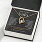 To the Love of My Life Necklace Gift Box
