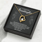 Granddaughter Necklace Gift from Grandpa – Message Card