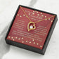 Romantic Necklace Gift for Partner – Message Card & Box