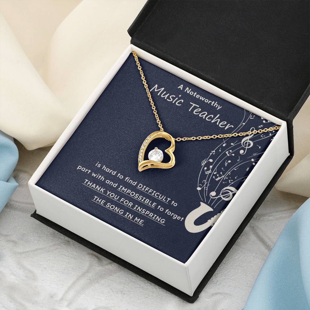 A Noteworthy Music Teacher Artistic Expression Jewelry Melodic Journey Necklace Passion For Music Necklace Soulful Artistry Jewelry Musical Journey Gift Creative Flow Necklace Inspiring Art Jewelry Imaginative Sound Jewelry Cultural Expression Necklace