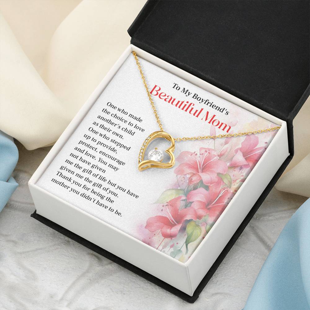 Beautiful Mom Necklace Gift from Boyfriend’s Partner