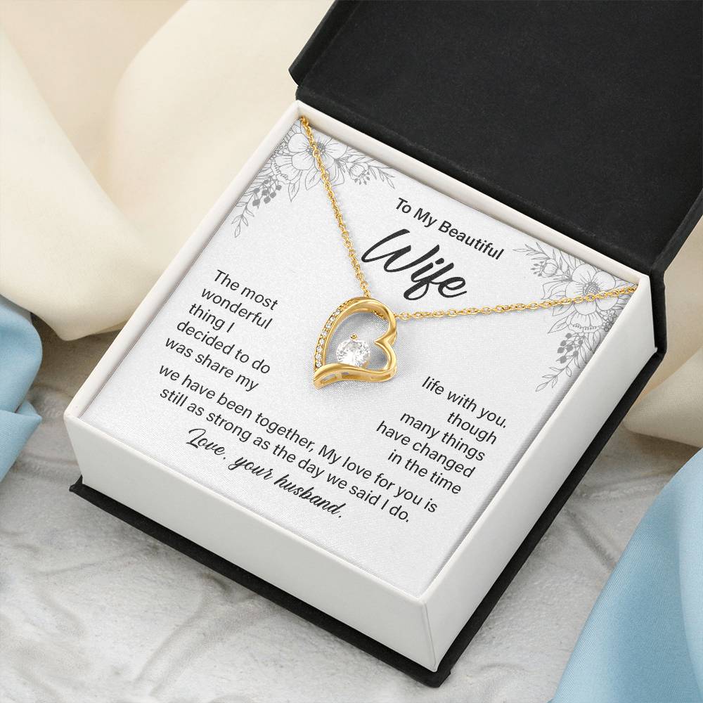 Romantic Gift for Wife from Husband with Love Note