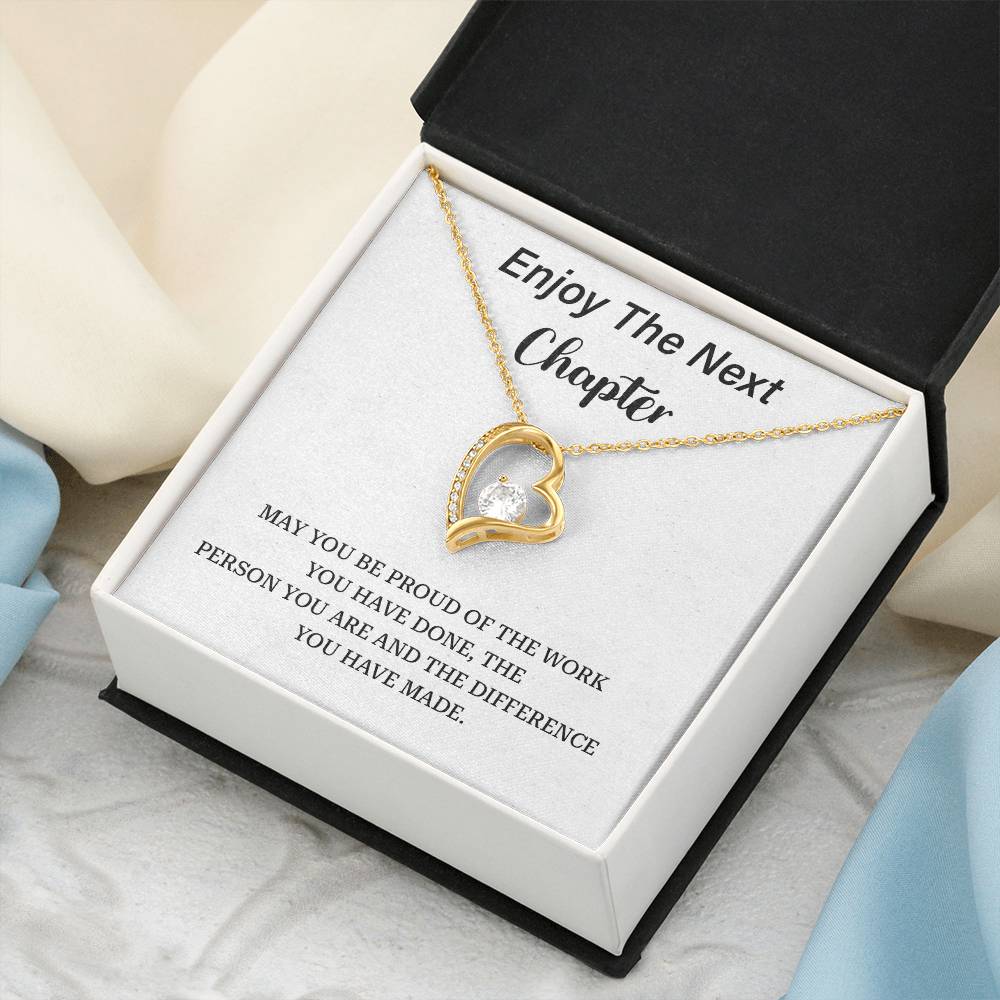 Enjoy The Next Chapter Enjoy The Next Chapter Necklace Gift Jewelry Gift For New Chapter In Life Emotional Gift For Life Change Best Sentimental Gift For Transition Gift For New Chapter In Life Necklace Gift For Celebrating New Chapter Sentimental Jewelry