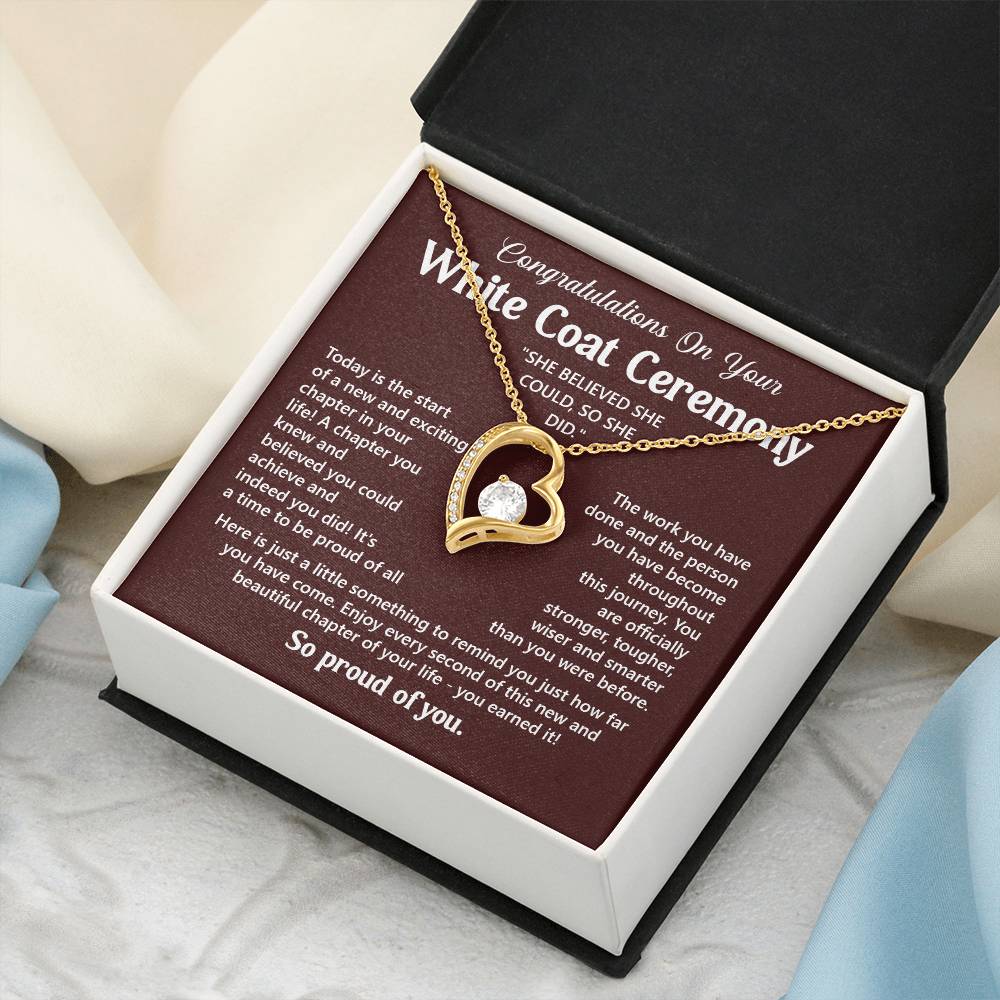 Congratulations On Your White Coat Ceremony You Can Conquer Necklace You Are Amazing Necklace Personal Development Jewelry Motivational Jewelry Gift From Dad Meaningful Gift For Graduates New Chapter Necklace Congratulations Necklace