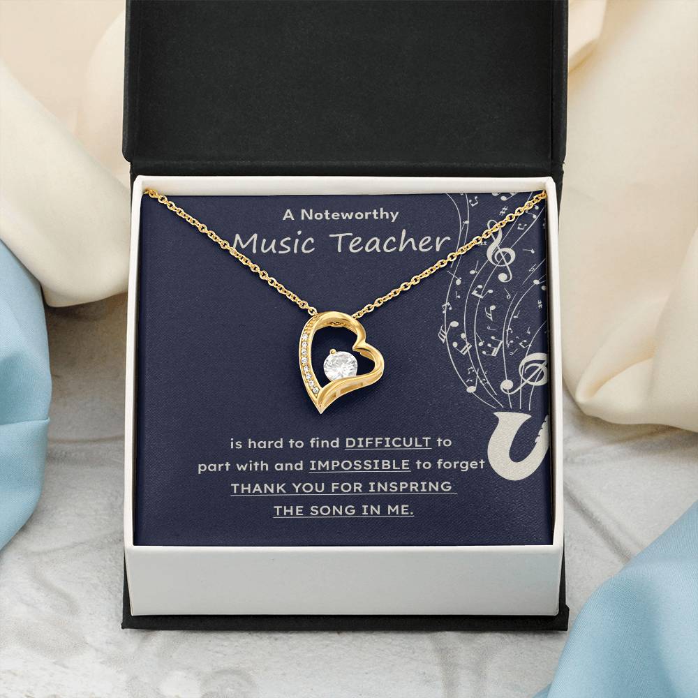 A Noteworthy Music Teacher Artistic Expression Jewelry Melodic Journey Necklace Passion For Music Necklace Soulful Artistry Jewelry Musical Journey Gift Creative Flow Necklace Inspiring Art Jewelry Imaginative Sound Jewelry Cultural Expression Necklace