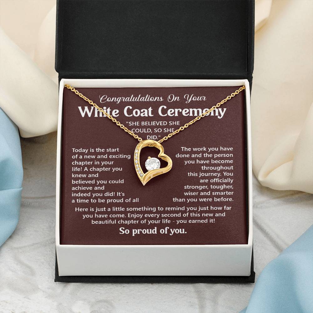 Congratulations On Your White Coat Ceremony You Can Conquer Necklace You Are Amazing Necklace Personal Development Jewelry Motivational Jewelry Gift From Dad Meaningful Gift For Graduates New Chapter Necklace Congratulations Necklace