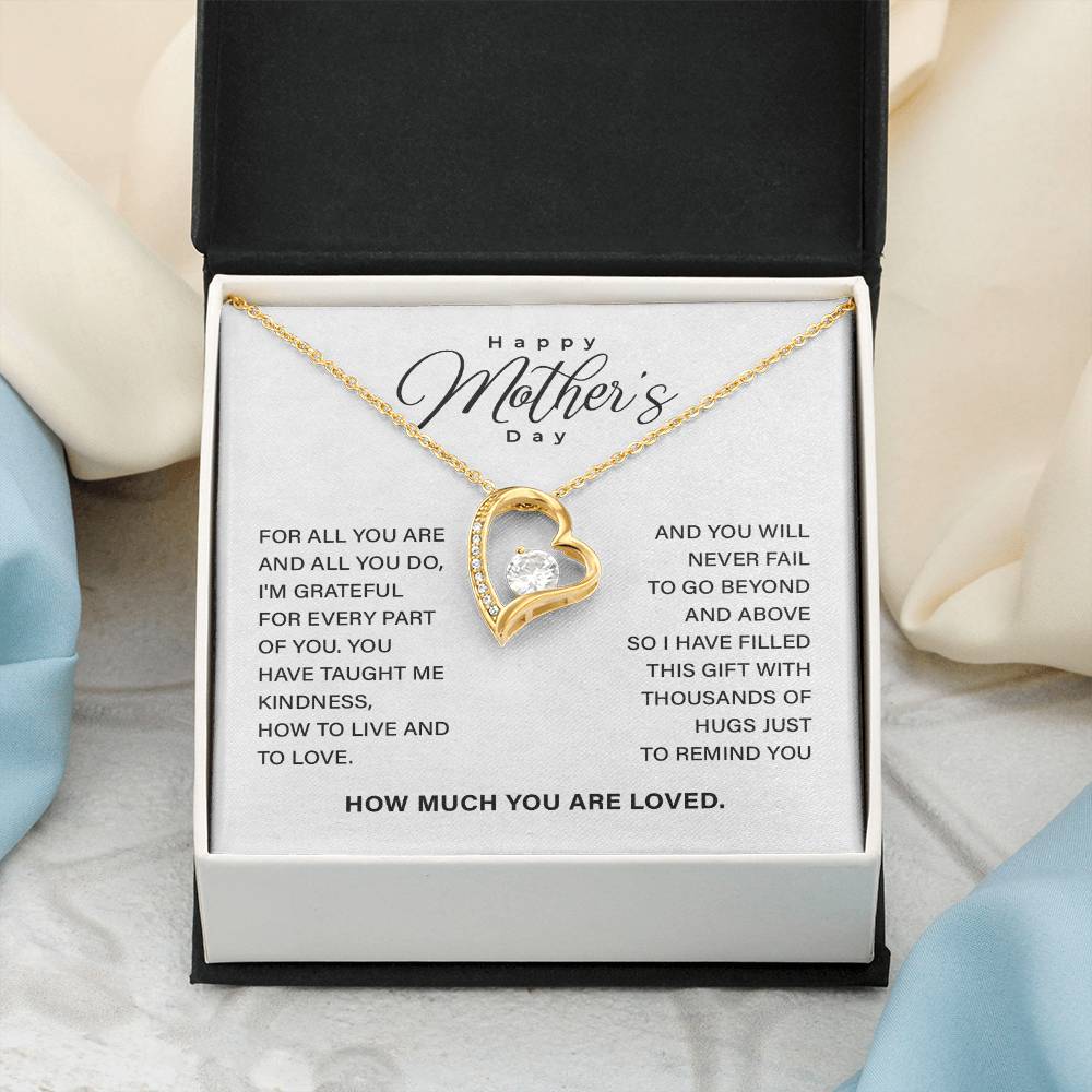 Mother’s Day Necklace Gift with Keepsake Message Card