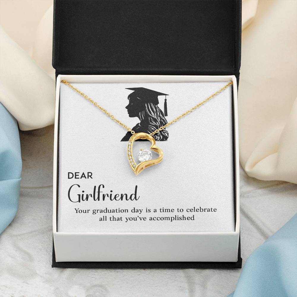 Dear Girlfriend Necklace Graduation Necklace Gift Necklace For Graduation Day Sentimental Graduation Gift Proud Partner Graduation Gift Necklace For New Beginnings Gift For Girlfriend’s Graduation Necklace For Future Success Gift For Girlfriend