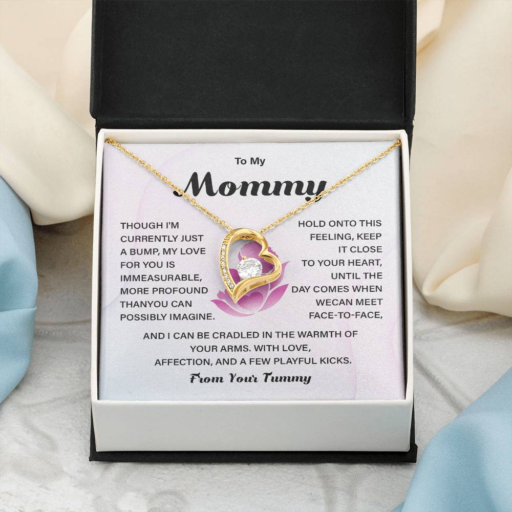 Mommy Necklace Gift from Baby Bump