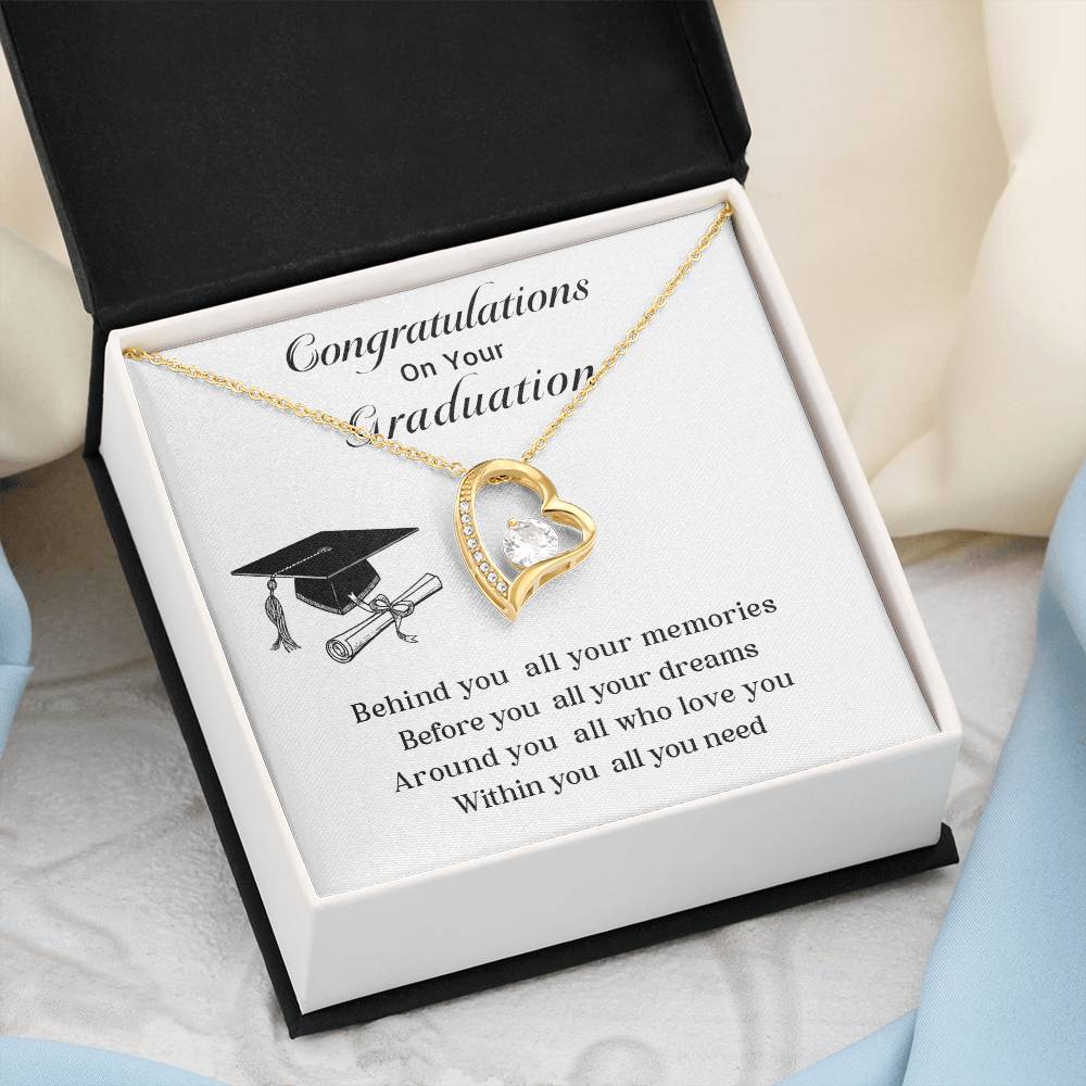 Congratulations On Your Graduation Necklace Graduation Necklace Gift Necklace For Graduate’s Special Day Gift For Graduate’s New Journey Necklace For Graduate’s Memories Gift For Graduate’s Success Emotional Gift For Graduates