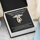 White Coat Ceremony Necklace Gift with Congratulations Card
