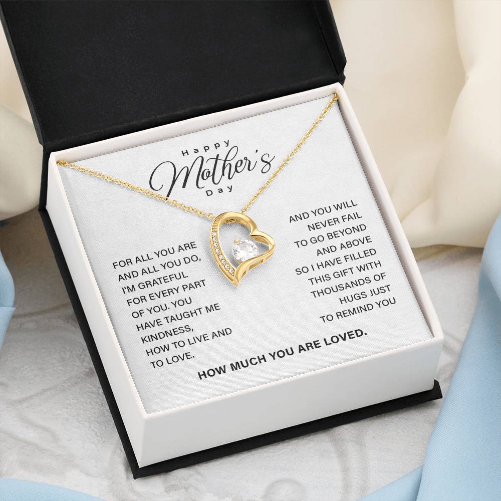 Mother’s Day Necklace Gift with Keepsake Message Card