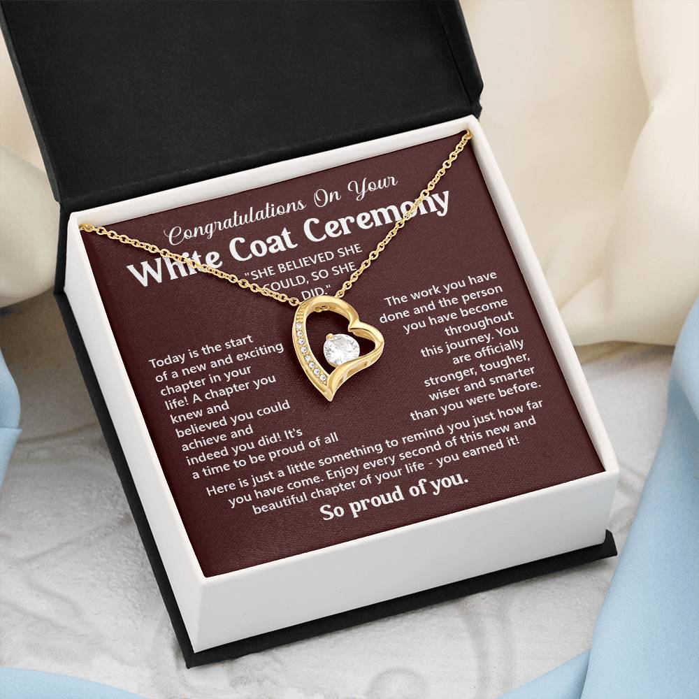 Congratulations On Your White Coat Ceremony You Can Conquer Necklace You Are Amazing Necklace Personal Development Jewelry Motivational Jewelry Gift From Dad Meaningful Gift For Graduates New Chapter Necklace Congratulations Necklace