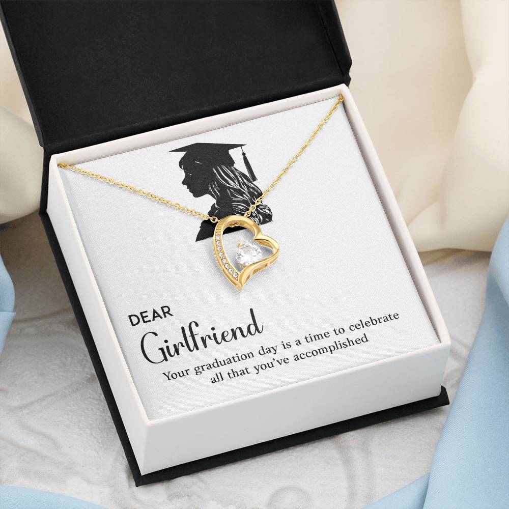 Dear Girlfriend Necklace Graduation Necklace Gift Necklace For Graduation Day Sentimental Graduation Gift Proud Partner Graduation Gift Necklace For New Beginnings Gift For Girlfriend’s Graduation Necklace For Future Success Gift For Girlfriend