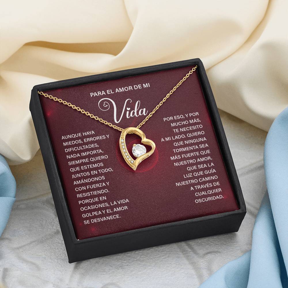 Spanish Love Necklace Gift for Wife or Girlfriend