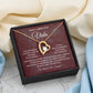 To the Love of My Life Infinity Necklace Gift Box