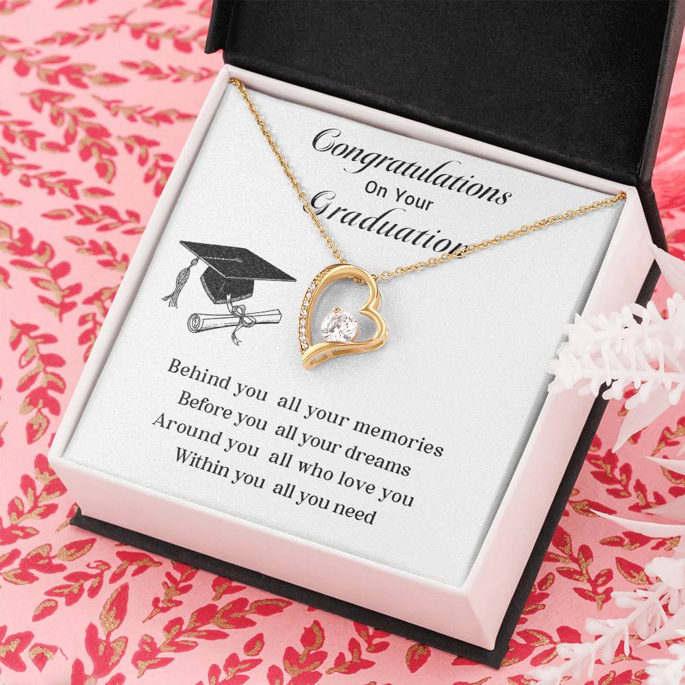 Congratulations On Your Graduation Necklace Graduation Necklace Gift Necklace For Graduate’s Special Day Gift For Graduate’s New Journey Necklace For Graduate’s Memories Gift For Graduate’s Success Emotional Gift For Graduates