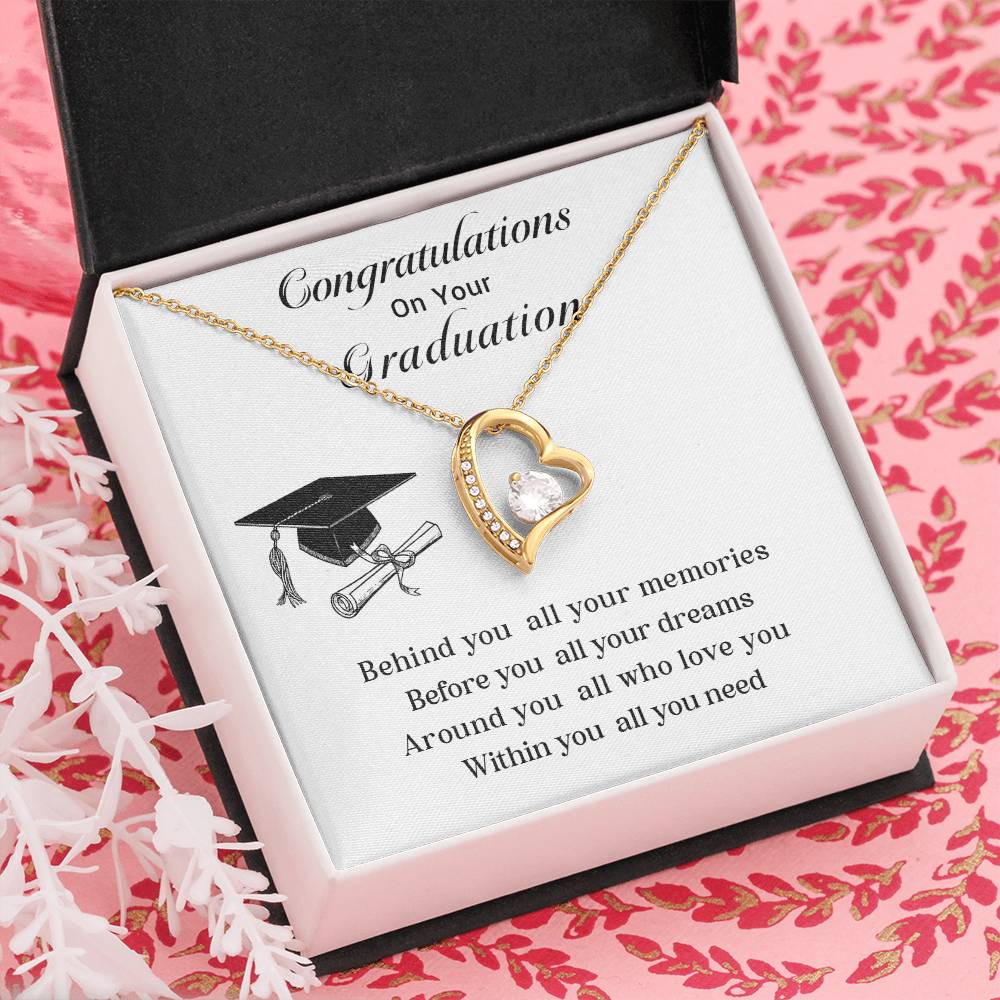 Congratulations On Your Graduation Necklace Graduation Necklace Gift Necklace For Graduate’s Special Day Gift For Graduate’s New Journey Necklace For Graduate’s Memories Gift For Graduate’s Success Emotional Gift For Graduates