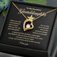 Granddaughter Necklace Gift – Star Message of Love & Strength