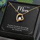 Mom Necklace Gift from Daughter – Message Card Box