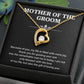Mother of the Groom Necklace Gift with Heartfelt Message Card