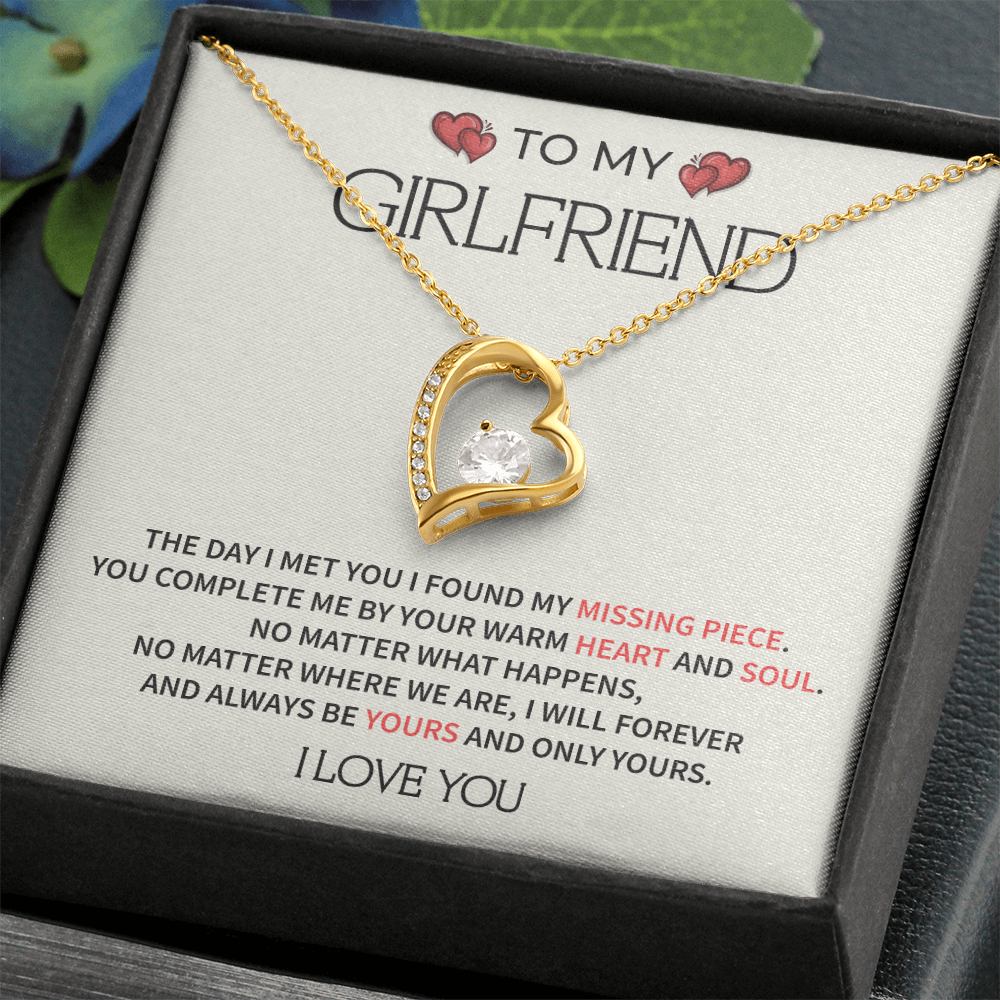 To My Girlfriend - Romantic Valentine's Gift, Heartfelt Love Message, Forever Yours Keepsake For Her