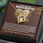 Soulmate Necklace Gift with Love Message