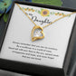 To My Daughter Necklace Gift – You Are My Sunshine Jewelry Box