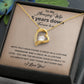 5th Anniversary Gift for Wife – Forever Love Necklace