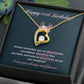 44th Birthday Necklace Gift for Her – Elegant Heart Jewelry with Card