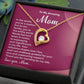 Mom Necklace Gift with Loving Message Card