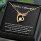 Mother & Daughter Necklace – Wings of Love Message Gift Box