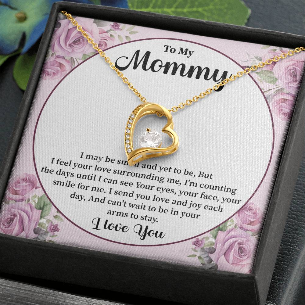 Mommy Necklace Gift from Bump with Message Card