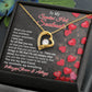 To My Smokin' Hot Soulmate Necklace - A Perfect Surprise For Your Wife Or Girlfriend, This Exquisite Jewelry Comes With A Sizzling Message Card, Making It A Thoughtful And Romantic Valentine's Day Gift.