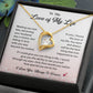 Necklace Gift for Wife – To the Love of My Life Message Card and Gift Box