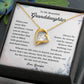 Granddaughter Necklace from Grandpa – Encouraging Message Card