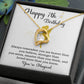 7th Birthday Gift for Girl – Fairy Heart Necklace with Message Card