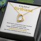 Girlfriend Graduation Necklace with Love Message