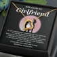 Will You Be My Girlfriend Necklace with Love Card