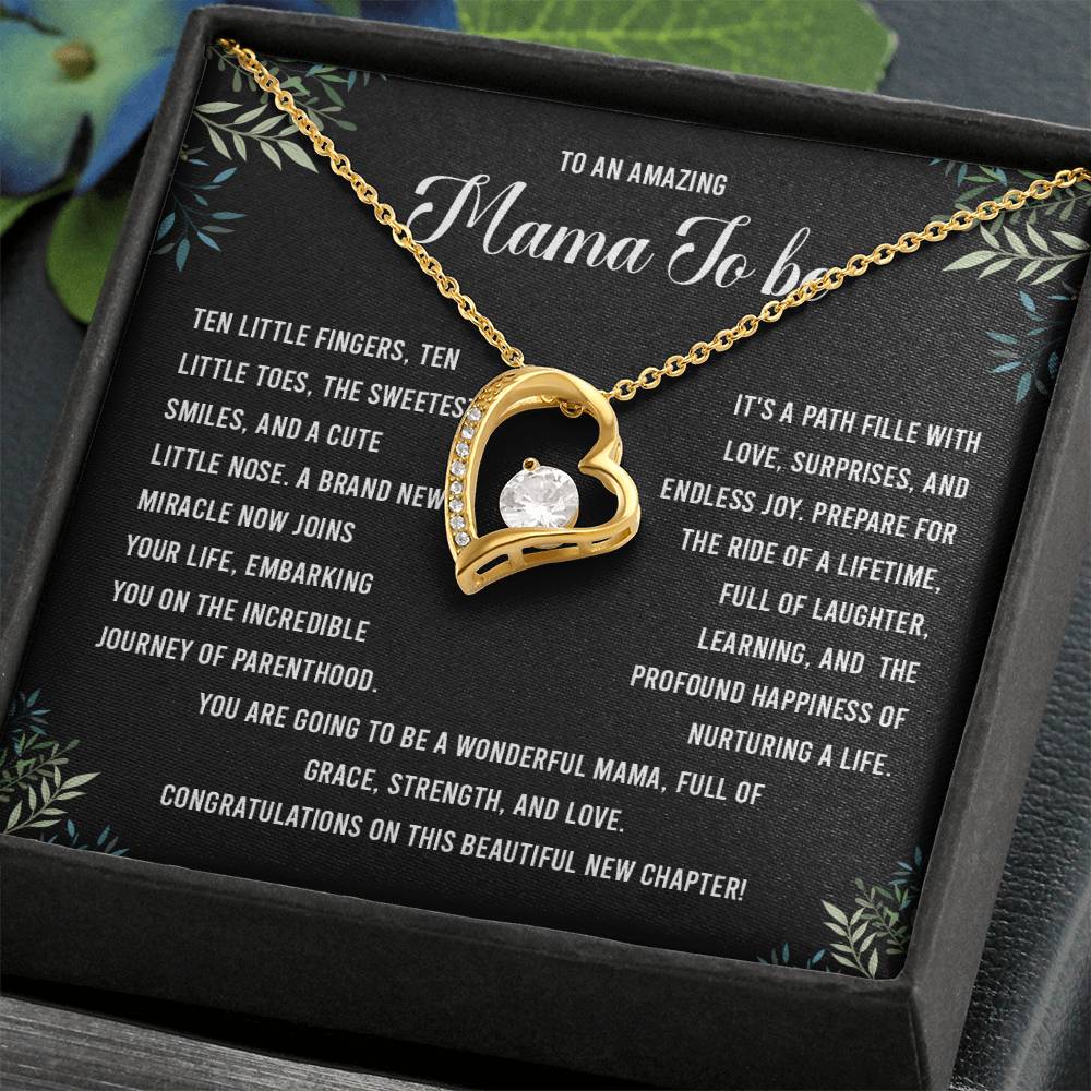 Mama To Be Necklace Gift for Expecting Mom