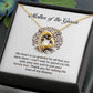 Mother of Groom Necklace Gift from Bride with Message Card