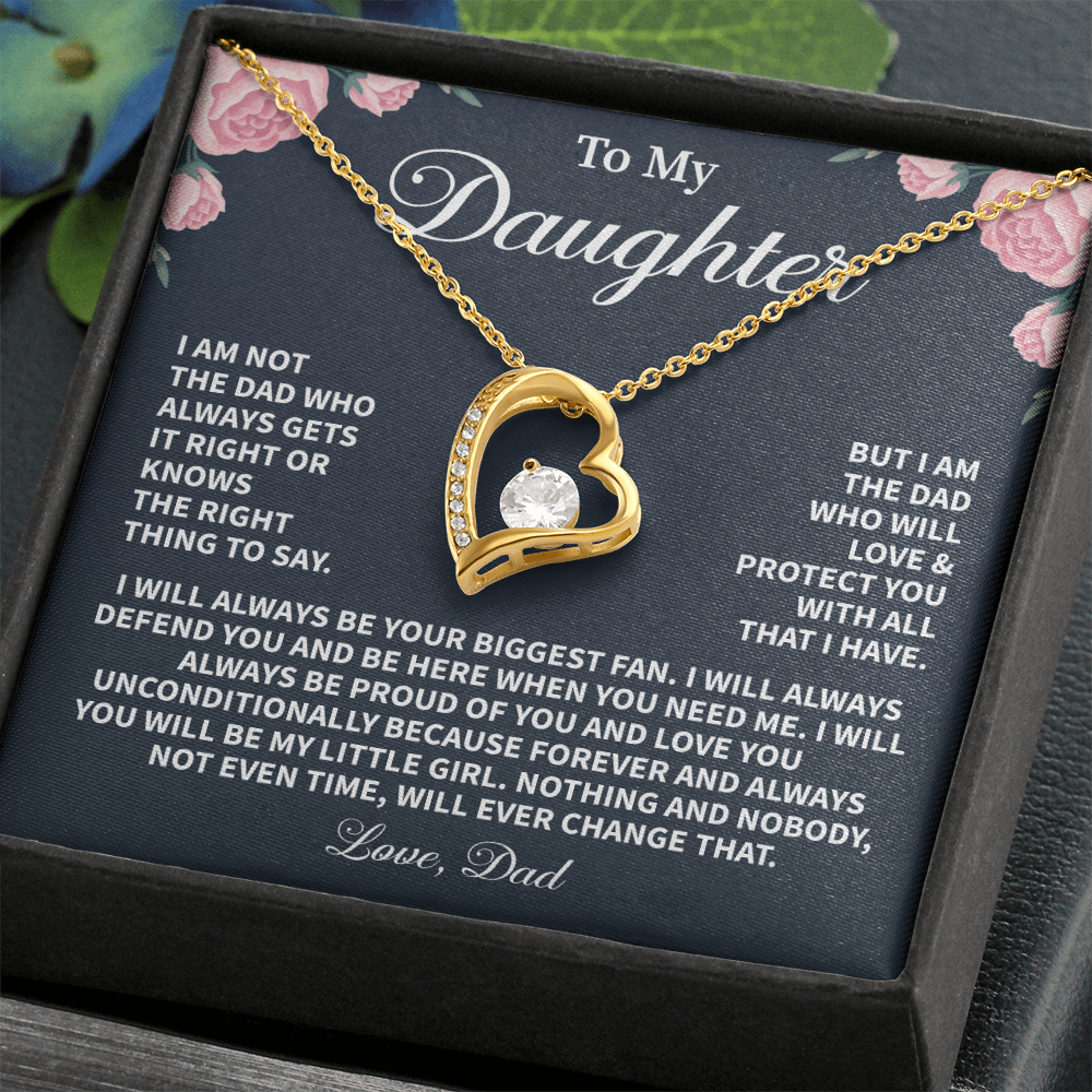 Gift for Daughter from Dad Best Gift For My Little Girl Sentimental Jewelry