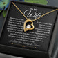 To My Wife Necklace, Meeting You Was Fate, Becoming Your Husband Was A Choice, But Falling In Love With You Was Beyond My Control. (custom)