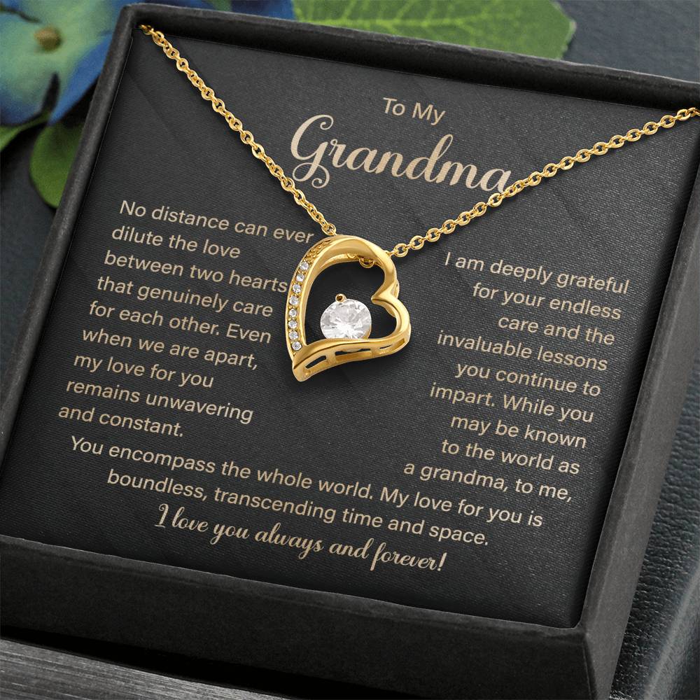 Grandma Necklace Gift from Grandchild for Birthday