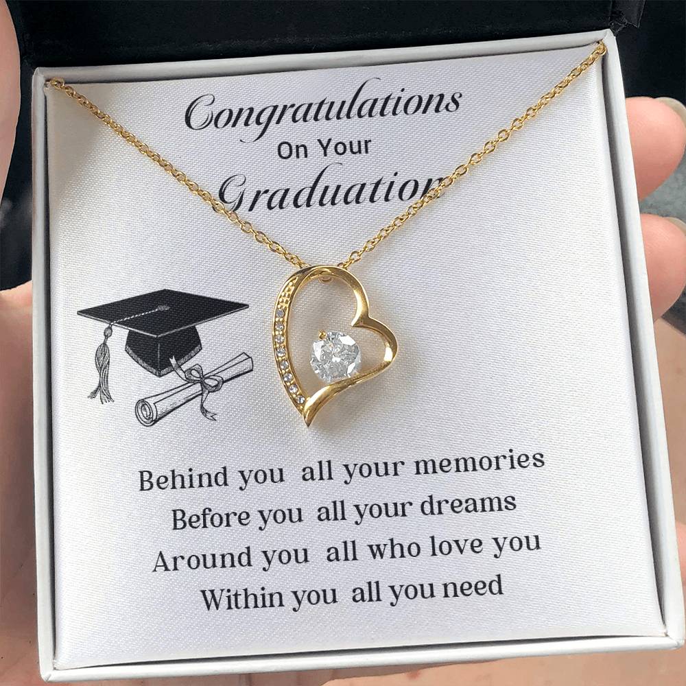 Congratulations On Your Graduation Necklace Graduation Necklace Gift Necklace For Graduate’s Special Day Gift For Graduate’s New Journey Necklace For Graduate’s Memories Gift For Graduate’s Success Emotional Gift For Graduates