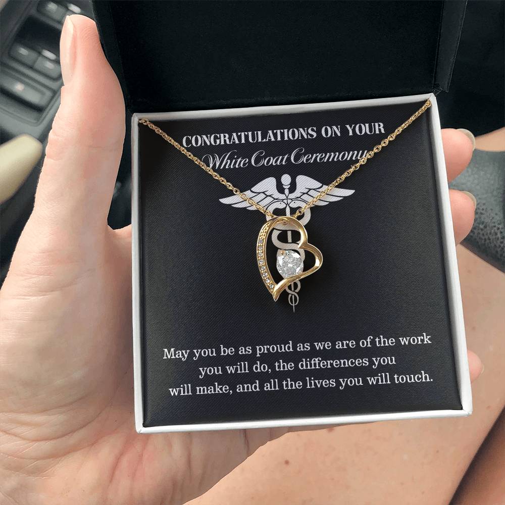 Congratulations On Your White Coat Ceremony You Can Conquer Necklace Enjoy The Journey Necklace Personal Growth Jewelry Motivational Jewelry Meaningful Gift For Graduates Achievements Necklace Congratulations Necklace White Coat Ceremony